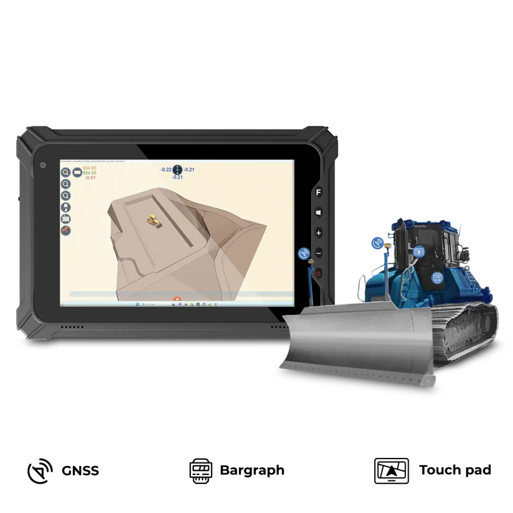 SITENAV 3D Bulldozer Display